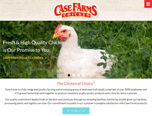 Tablet Screenshot of casefarms.com
